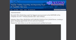 Desktop Screenshot of nitromarketing.com